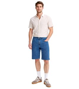 classic BLEND BHTwister men's denim shorts with label detail jeans shorts 20717730-200291 Blue