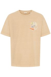 classique SOLID SDPavan homme T-shirt avec imprimé T-shirt homme 21108601-160920 Beige