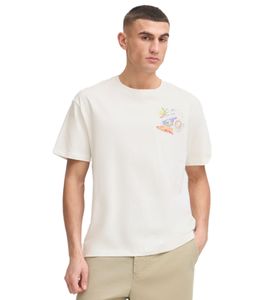 classic SOLID SDPavan men's T-shirt with print shirt 21108601-114201 White