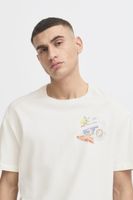 classic SOLID SDPavan men's T-shirt with print shirt 21108601-114201 White