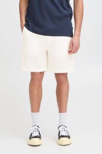klassische SOLID SDLiam Seersucker Herren Shorts mit Label-Detail Freizeitshorts 21108637-114201 Weiß