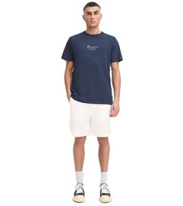 classic SOLID SDLiam Seersucker men's shorts with label detail casual shorts 21108637-114201 White