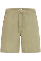 klassische SOLID SDLiam Seersucker Herren Shorts mit Label-Detail Freizeitshorts 21108637-170613 Grün