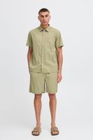 klassische SOLID SDLiam Seersucker Herren Shorts mit Label-Detail Freizeitshorts 21108637-170613 Grün