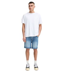 classic SOLID SDRyan men's denim shorts with studs jeans shorts 21108646-700028 Blue