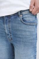 klassische SOLID SDRyan Herren Jeansshorts mit Nieten Denimshorts 21108646-700028 Blau