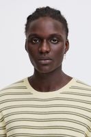 classic BLEND BHAjlan men's fine knit sweater with label detail knit sweater 20717703-190515 Green