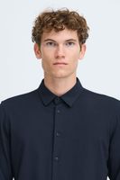 classique CASUAL FRIDAY CFFolke LS homme chemise business avec patte de boutonnage chemise manches longues 20505638-194013 Bleu