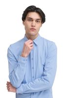 klassisches CASUAL FRIDAY CFFolke LS Herren Business-Hemd mit Knopfleiste Langarmhemd 20505638-153930 Blau