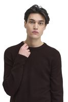 classique CASUAL FRIDAY CFHeine homme pull grosse maille avec détail label pull en maille 20505605-193911 Noir
