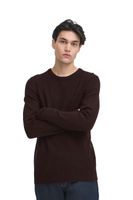 classique CASUAL FRIDAY CFHeine homme pull grosse maille avec détail label pull en maille 20505605-193911 Noir