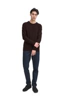 classique CASUAL FRIDAY CFHeine homme pull grosse maille avec détail label pull en maille 20505605-193911 Noir