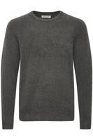 classique CASUAL FRIDAY CFHeine homme pull grosse maille avec détail label pull en maille 20505605-50818 Gris