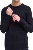 classique CASUAL FRIDAY CFHeine homme pull grosse maille avec détail label pull en maille 20505605-194013 Bleu