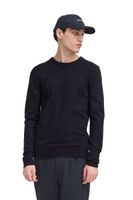 classique CASUAL FRIDAY CFHeine homme pull grosse maille avec détail label pull en maille 20505605-194013 Bleu