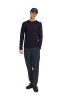 classique CASUAL FRIDAY CFHeine homme pull grosse maille avec détail label pull en maille 20505605-194013 Bleu