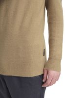 classique CASUAL FRIDAY CFHeine homme pull grosse maille avec détail label pull en maille 20505605-1713121 Beige