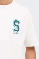 klassisches SOLID SDRowdy Herren T-Shirt mit Rundhals Shirt 21108686-114201 Weiß