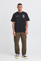 klassisches SOLID SDRowdy Herren T-Shirt mit Rundhals Shirt 21108686-194008 Schwarz