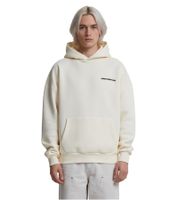 Prohibited Men's Hoodie with Logo, Cotton Hoodie PB0704 Cream-White
