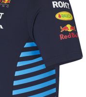 Oracle Red Bull Racing Formula 1 F1 Team 2024 Women's T-Shirt with Sponsor Logos Sports Shirt 701231007 001 Navy
