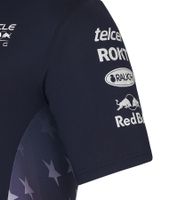 Oracle Red Bull Racing 2024 Formula 1 F1 Team Polo US Edition Women's Polo Shirt with Sponsor Logos Sports Shirt 701231029 001 Navy