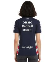 Oracle Red Bull Racing 2024 Formula 1 F1 Team Polo US Edition Women's Polo Shirt with Sponsor Logos Sports Shirt 701231029 001 Navy