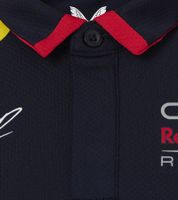 Oracle Red Bull Max Verstappen Racing 2024 Formula 1 F1 Team Men's Polo Shirt with Sponsor Logos Sports Shirt 701231016 001 Navy
