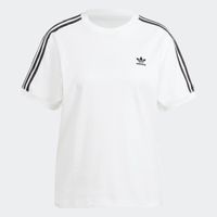 Lässige adidas 3-Stripes Damen T-Shirt im Originals Look Basic IR8051-00220 Weiß