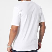 T-shirt homme adidas Adicolor Trefoil, style sportif, en coton blanc, référence IV5353-00220. Logo emblématique.