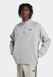 Comfortable adidas Spacer Drill Men's Pullover Training Sweatshirt JX1508-15993 Grey