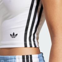 Top a fascia adidas 3S da donna, modello JX7720-01248, colore bianco, alla moda.