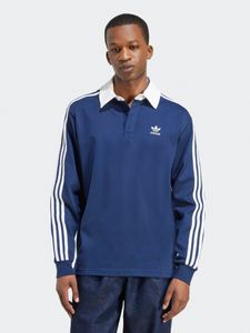 Classic adidas Rugby Polo Men's Polo Long Sleeve JY1400-22982 Blue