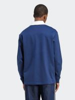 Classic adidas Rugby Polo Men's Polo Long Sleeve JY1400-22982 Blue