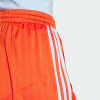 Pantaloncini da donna moderni in raso a righe sottili Adidas KD2286-13031 rossi