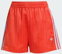 Pantaloncini da donna moderni in raso a righe sottili Adidas KD2286-13031 rossi