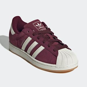 Baskets tendance adidas Superstar II pour femme, modèle à lacets HQ4913-22963 Bordeaux