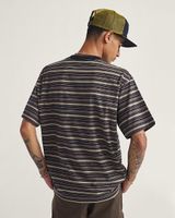 Modern Vans Cameron Stripe SS Knit Men's T-Shirt VN000P8M-12761 Brown