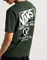 T-shirt homme Vans Stacked Hi SS tendance VN000PEW-21631 Vert