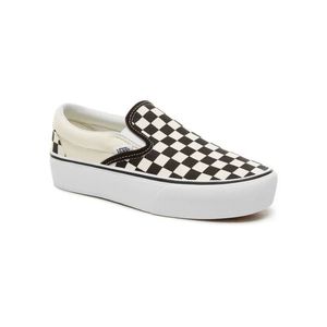 Scarpe da ginnastica Vans Classic Slip-On Platform da uomo VN00018E-21635 Nero/Bianco