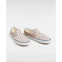 Sneakers unisex Vans Classic Slip-On Color Theory C di tendenza, modello VN000D6Y-09764, colore beige.