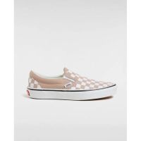Sneakers unisex Vans Classic Slip-On Color Theory C di tendenza, modello VN000D6Y-09764, colore beige.