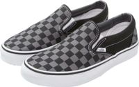 Baskets Vans Classic Slip-On pour femmes, style sportif, référence VN000EYE-06028, noir/gris