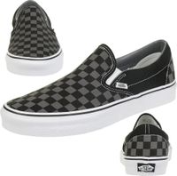 Baskets Vans Classic Slip-On pour femmes, style sportif, référence VN000EYE-06028, noir/gris