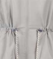 Timeless Wedolina Linda Women's Transitional Jacket, Short Coat with Detachable Hood, Sporty Spring Jacket 6556620 Gray