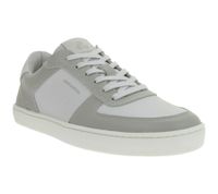 Sneakers basse da donna GROUNDIES Hamptons 2.0 in vera pelle con suola TrueSense GND-110256-30 Bianco/Grigio