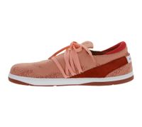 Flexible GROUNDIES Osaka Women's Barefoot Shoes, Low-Top Sneakers with TrueSense Sole, Lace-Up Shoes GND-180262-08 Red