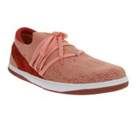 Flexible GROUNDIES Osaka Women's Barefoot Shoes, Low-Top Sneakers with TrueSense Sole, Lace-Up Shoes GND-180262-08 Red