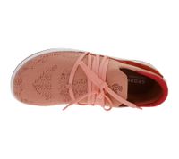 Flexible GROUNDIES Osaka Women's Barefoot Shoes, Low-Top Sneakers with TrueSense Sole, Lace-Up Shoes GND-180262-08 Red