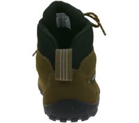 Waterproof GROUNDIES Portland Women's Barefoot Shoes, Genuine Leather Hiking Boots with TrueSense Sole, GND-110254-04, Brown